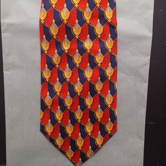 Vintage Barcelino Italian Silk Tie - Picture 1 of 2